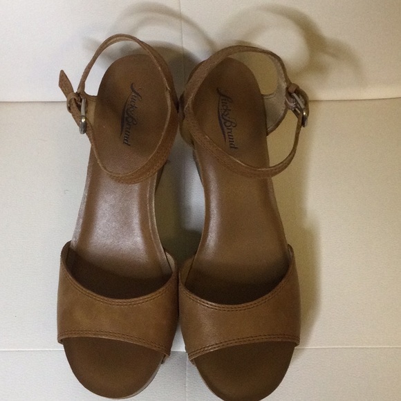 🌹HP🌹🆕NWOT Lucky Brand Masrhha Leather Upper,10M - Picture 3 of 13